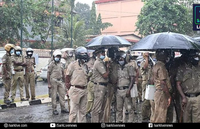 തിരുവനന്തപുരത്തും പാലക്കാടും പൊലീസ് ഉദ്യോഗസ്ഥര്‍ക്ക് നേരെ അക്രമം