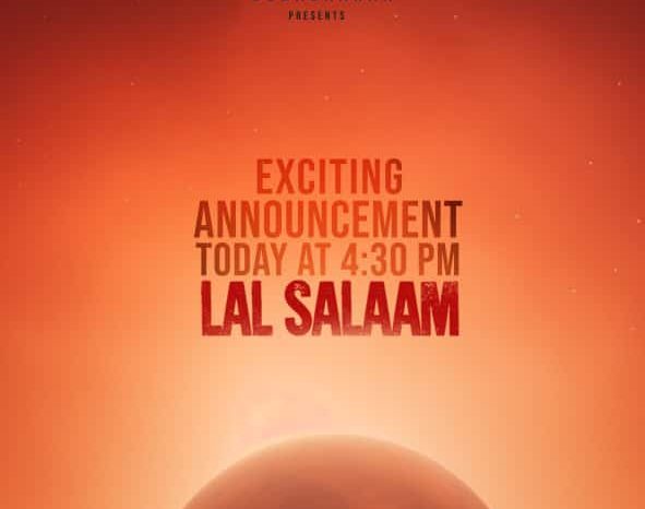 Stay tuned for an exciting announcement from LAL SALAAM today at 4:30PM!