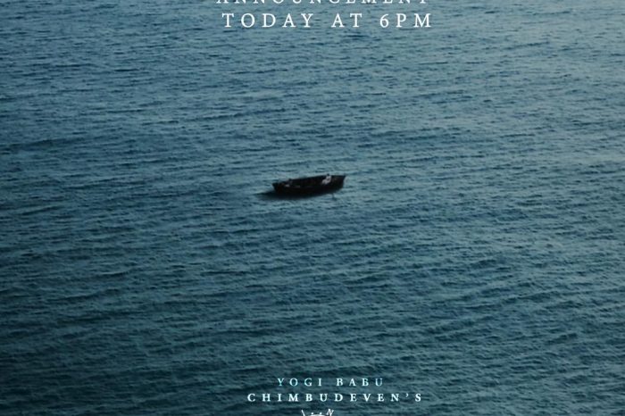 The Announcement poster of our Survival Thriller & Political Comedy #BOAT starring @iYogiBabu is setting to sail from 6:00 PM Today 🛶