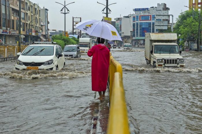 രാജസ്ഥാനില്‍ മഴക്കെടുതി; എട്ടു മരണം