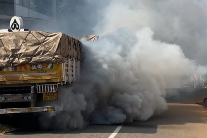 ഡ്രൈവറുടെ സംയോജിത പ്രവർത്തനം ഒഴിവായത് വാൻ ദുരന്തം