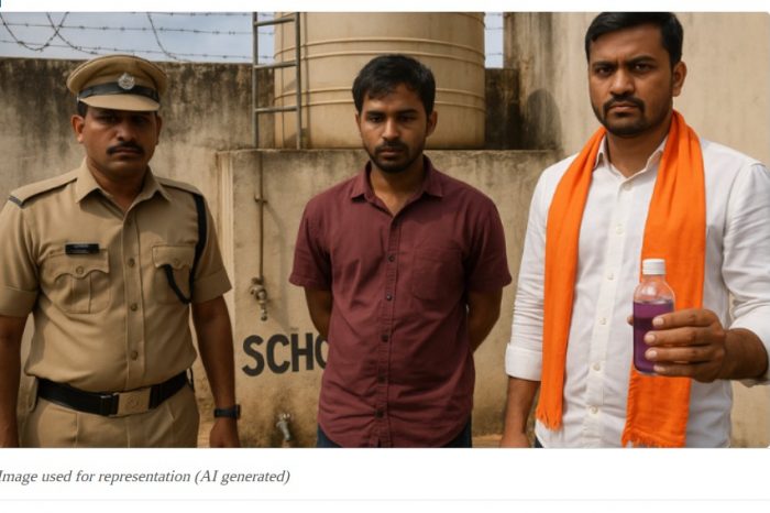 സ്‌കൂളിലെ കുടിവെള്ള ടാങ്കിൽ വിഷം കലർത്തി ശ്രീരാമസേന; മുസ്‌ലിം അധ്യാപകനെ സ്ഥലം മാറ്റിക്കാൻ നടത്തിയ കൊടും ക്രൂരത
