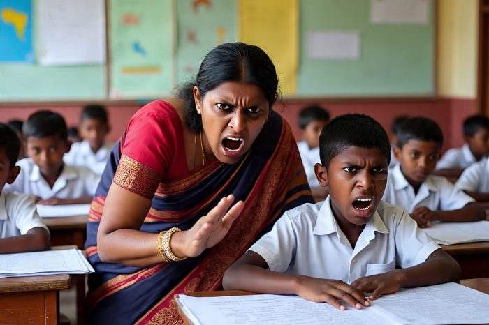 നാലാം ക്ലാസ്സ് വിദ്യാർത്ഥിയെ കരിവേടനെന്നും കരിങ്കുരങ്ങെന്നും വിളിച്ച് ടീച്ചർ; പുലയന്മാർക്ക് ഇതൊക്കെ മതിയെന്നും അധിക്ഷേപം