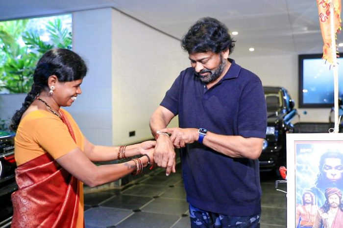 വാത്സല്ല്യപൂർവം മെഗാസ്റ്റാർ ചിരഞ്ജീവി, ആരാധിക രാജേശ്വരിക്ക് ഇത് സ്വപ്ന സാക്ഷാത്കാരം