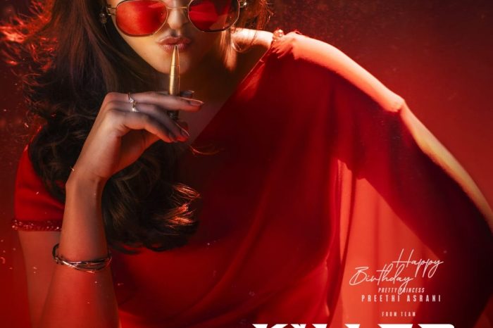 ശ്രീ ഗോകുലം മൂവീസ് - എസ് ജെ സൂര്യ ചിത്രം 'കില്ലർ' ;  നായിക പ്രീതി  അസ്രാനിയുടെ ഫസ്റ്റ് ലുക്ക് പുറത്ത്