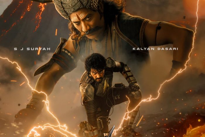 പ്രശാന്ത് വർമ്മ സിനിമാറ്റിക് യൂണിവേഴ്സിലെ കല്യാൺ ദസാരി - ശരൺ കോപ്പിസേട്ടി ചിത്രം "അധീര"; എസ് ജെ സൂര്യയുടെ കാരക്ടർ പോസ്റ്റർ പുറത്ത്