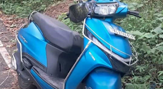 സ്‌കൂട്ടറില്‍ പോകുമ്പോള്‍ കാട്ടാനയുടെ ചവിട്ടേറ്റു; തിരുവനന്തപുരത്ത് യുവാവിന്റെ വാരിയെല്ലിന് പരിക്ക്