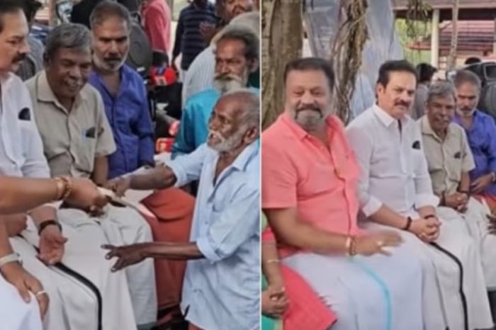 ''ഞാൻ പാർലമെൻറ് മെമ്പറാണ്, ഇതൊക്കെ പഞ്ചായത്ത് മെമ്പറിന് കൊടുക്ക്''  നിവേദനം നല്കാൻ വന്ന വയോധികന് നേരെ മുഖം തിരിച്ച് സുരേഷ്‌ഗോപി