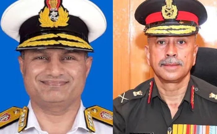 രാജ്യത്ത് സംയുക്ത സൈനിക മേധാവിയെ നിയമിച്ചു, നാവിക സേനയ്ക്കും പുതിയ തലവൻ