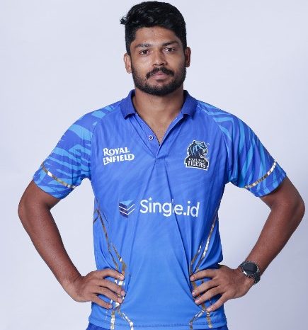 കൊച്ചി ബ്ലൂ ടൈഗേഴ്സിൻ്റെ ക്യാപ്റ്റനെ പ്രഖ്യാപിച്ച് ക്രിസ് ഗെയിൽ; സലി സാംസൺ ക്യാപ്റ്റൻ; ബേസിൽ തമ്പി വൈസ് ക്യാപ്റ്റൻ